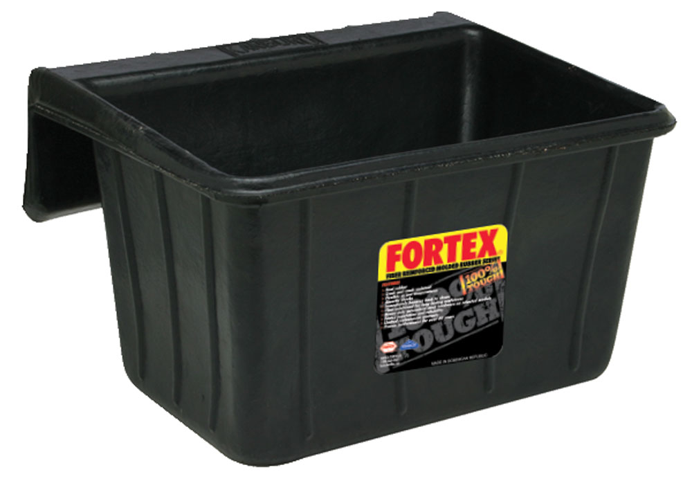 Fortex-Fortiflex CR-80 Feeder Pan, 8 qt Volume, Rubber